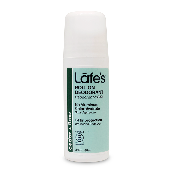 Lafe's Roll-On Deodorant Cedar & Lime (aluminum free) - 88ml