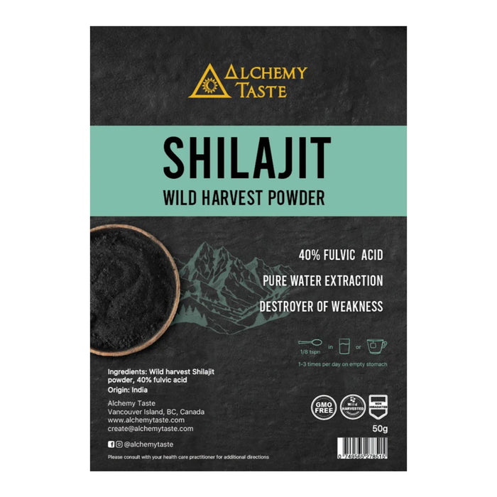 Alchemy Taste Shilajit Wild Harvested Powder 50g