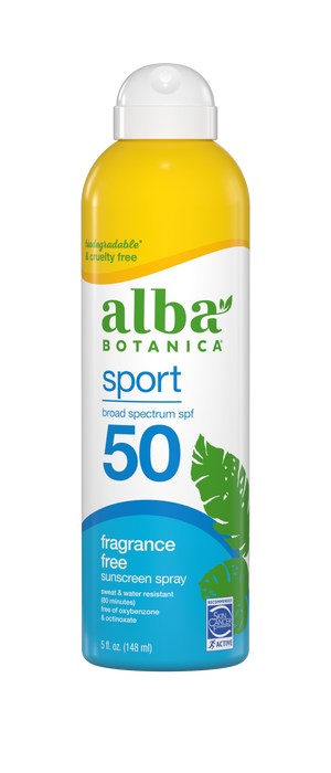 Alba Botanica Sport Sunscreen Fragrance Free SPF 50 177ml