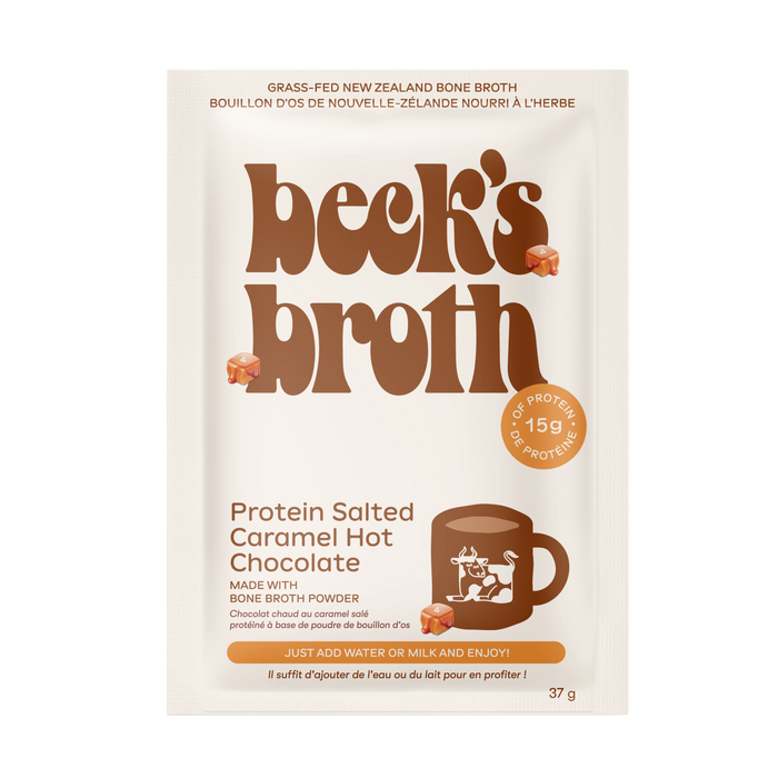 Beck's Broth Protein Salted Caramel Hot Chocolate 37g