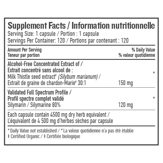 Botanica Milk Thistle Liquid Capsules 120caps
