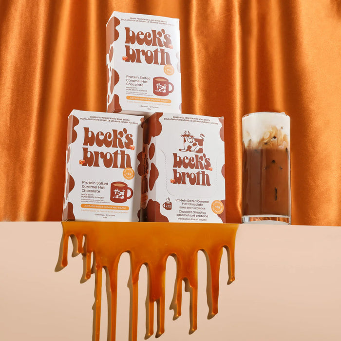 Beck's Broth Protein Salted Caramel Hot Chocolate 37gx12