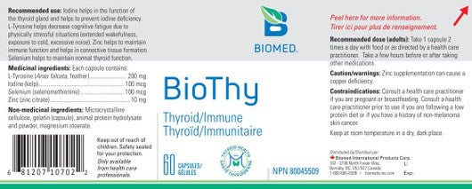 Biomed BioThy Thyroid/Immune Support 60capsules