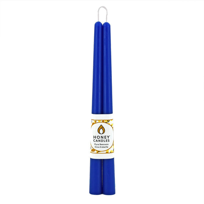 Honey Candles Taper Pair – Blue Beeswax Candles