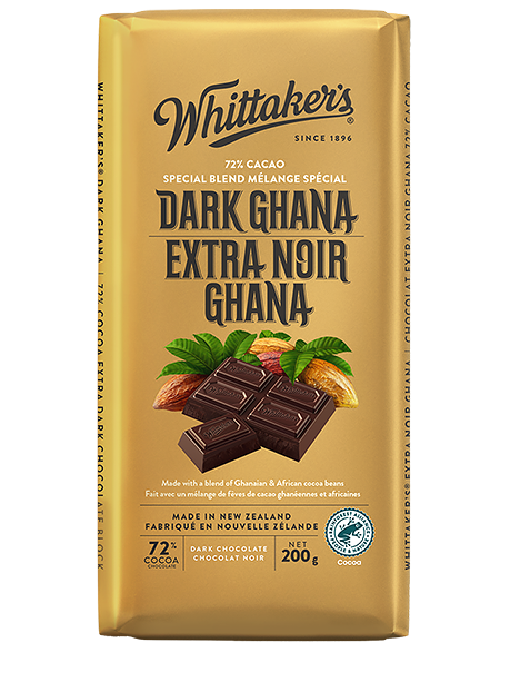 Whittaker's Ghana Dark Chocolate 200g