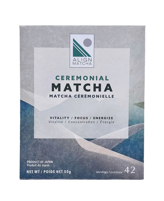 Align Organic Ceremonial Matcha – Premium Green Tea Powder (50g)