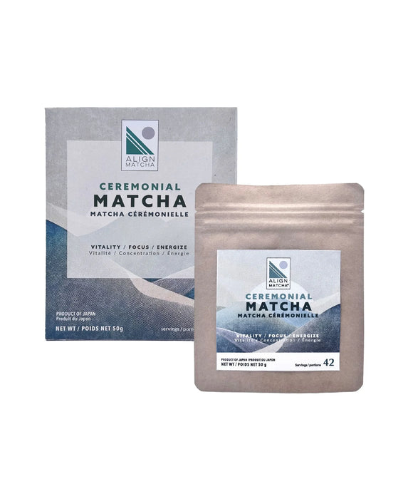 Align Organic Ceremonial Matcha – Premium Green Tea Powder (50g)