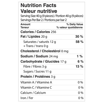 Newco Brocco-Chocco 75% Dark Chocolate Bar 80g