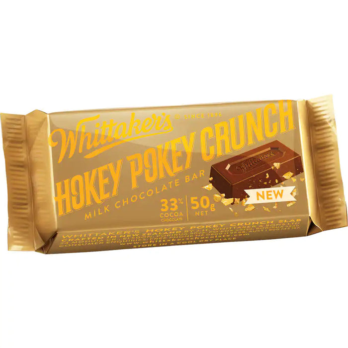 Whittaker's Hokey Pokey Crunch Chocolate Bar 50g
