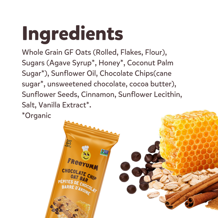 FreeYumm Chocolate Chip Soft Baked Bars 135g
