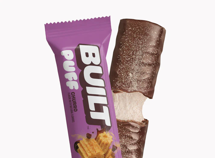 Built Bar Churro Puff – Protein Bar with Cinnamon Marshmallow Center (40g)