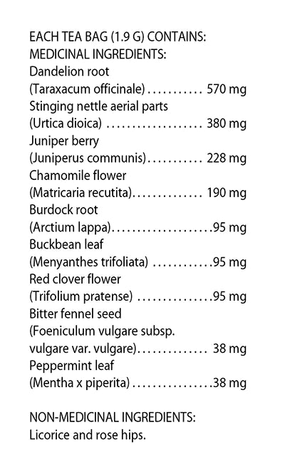 Flora Clear Skin Tea - 16 bags (30g total)