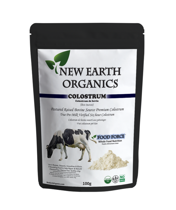 New Earth Organics Grass-Fed Colostrum 100g
