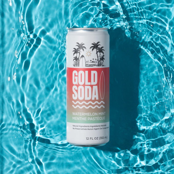 Gold Soda Watermelon Mint 355ml