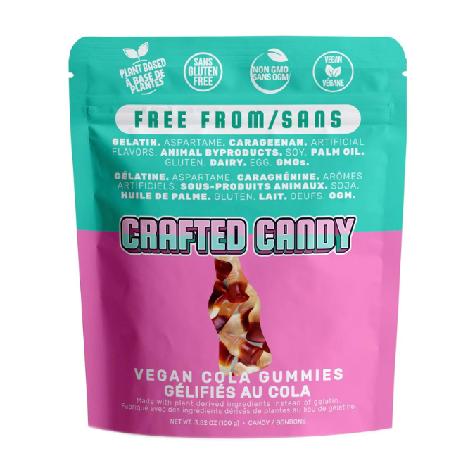 Crafted Candy Vegan Cola Gummies 100g