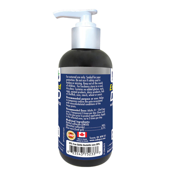 Naka Enhanced DMSO Pain Relief Gel – With Aloe Vera (130ml)