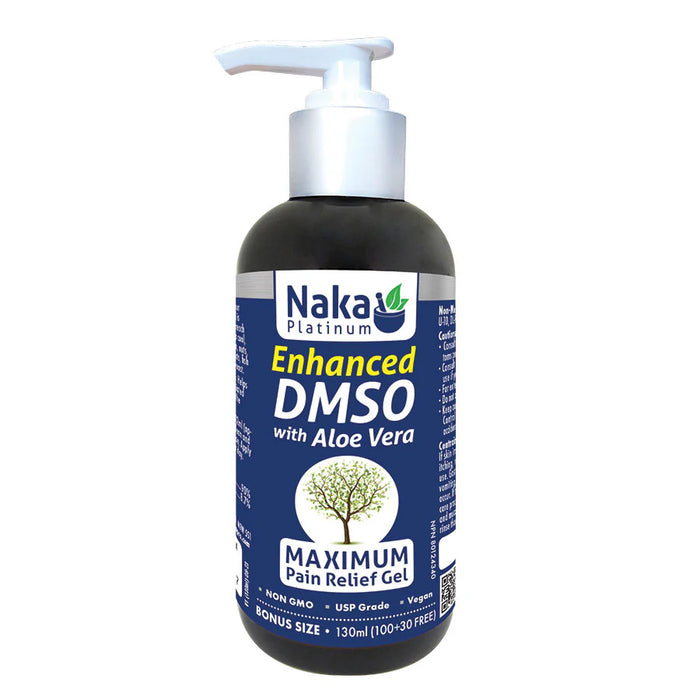 Naka Enhanced DMSO Pain Relief Gel – With Aloe Vera (130ml)