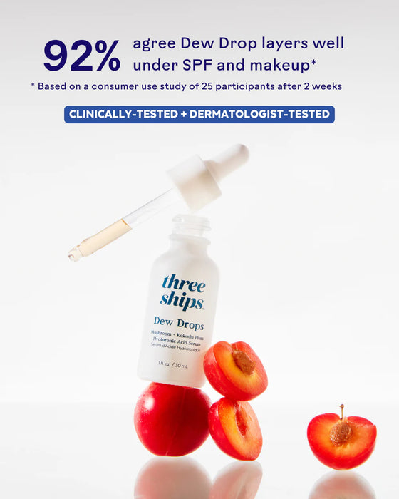 Three Ships Dew Drops Mushroom Hyaluronic Acid + Vitamin C Serum 30ml