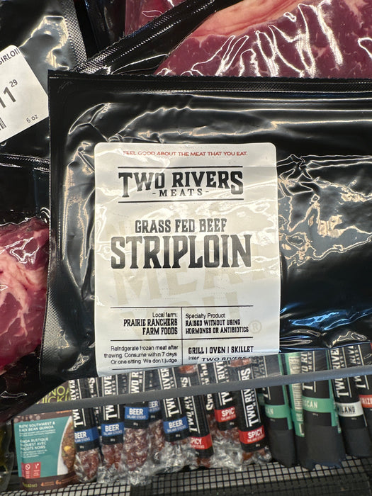 Two Rivers Meats Grass Fed Beef Striploin 10 oz
