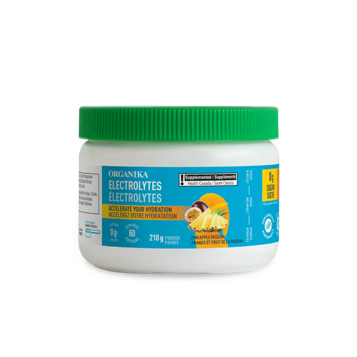 Organika Electrolytes Pineapple Passionfruit Flavour 210g