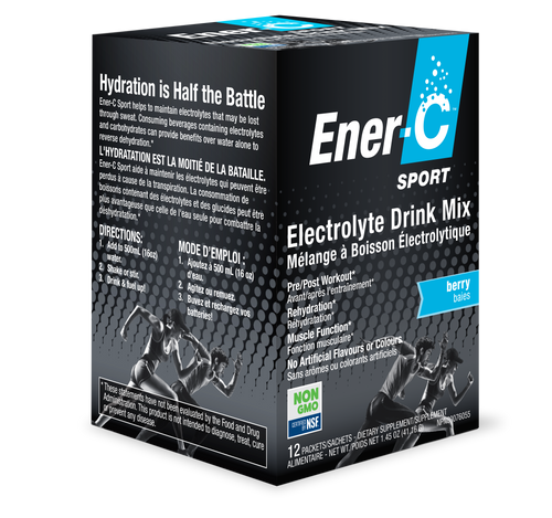 Ener-C Sport Electrolyte Drink Mixed Berry  12Packets