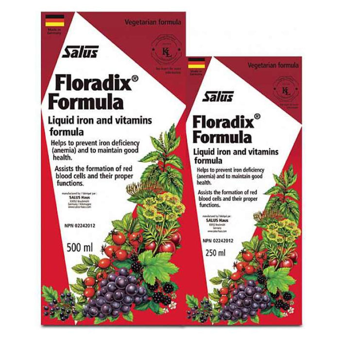 Salus Floradix Formula Liquid Iron Bonus Pak 500ml+250ml bonus