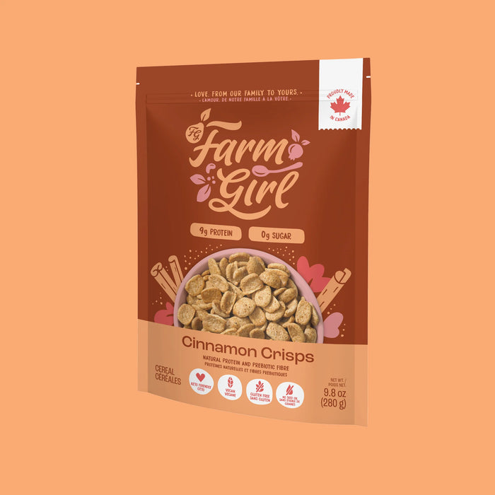 Farm Girl Cinnamon Crisps – Gluten-Free Breakfast Cereal (280g)