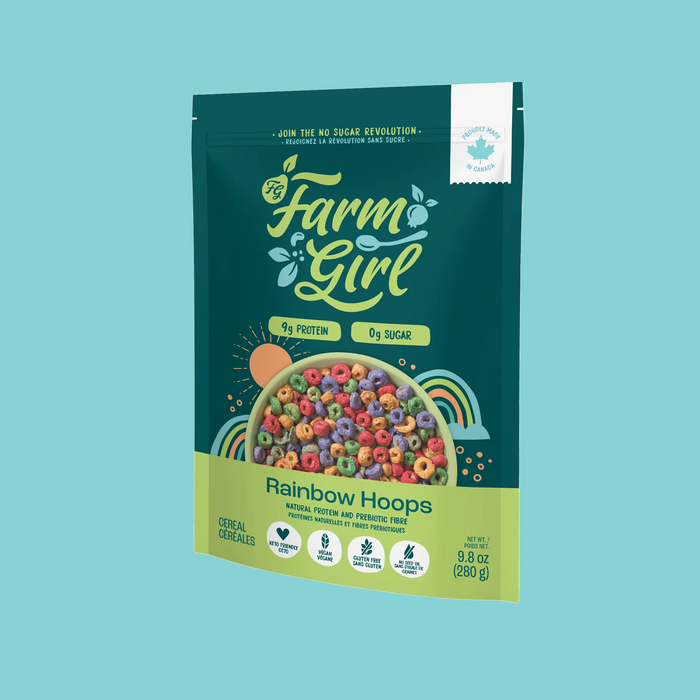 Farm Girl Rainbow Hoops – Gluten-Free Breakfast Cereal (280g)