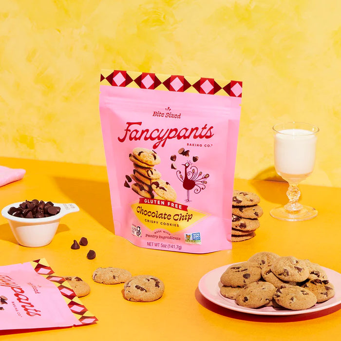 Fancypants Baking Co. Crispy Chocolate Chip Cookies – Gluten-Free, Non-GMO (141.7g)