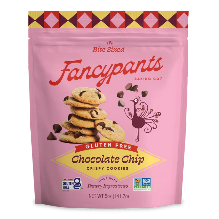 Fancypants Baking Co. Crispy Chocolate Chip Cookies – Gluten-Free, Non-GMO (141.7g)
