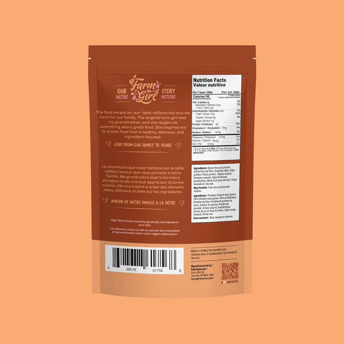 Farm Girl Cinnamon Crisps – Gluten-Free Breakfast Cereal (280g)