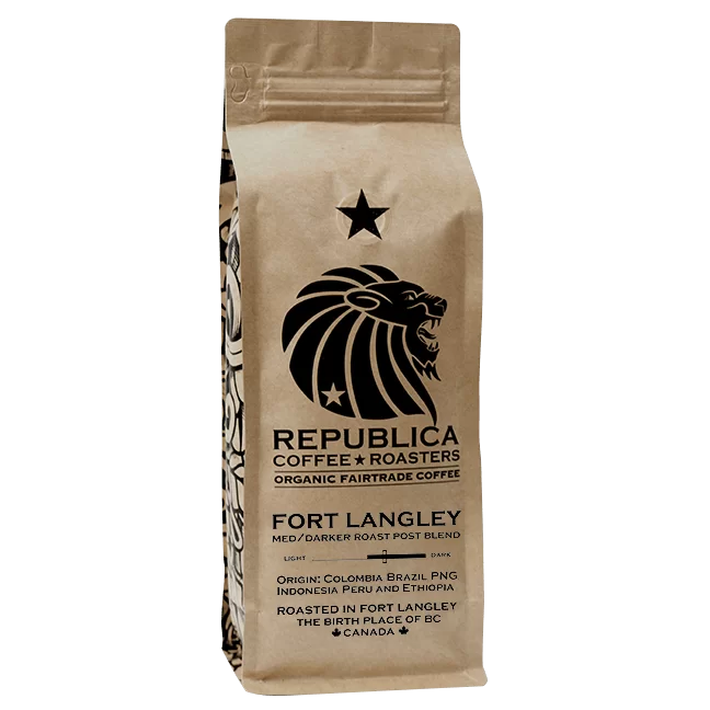 Republica Organic Fairtrade Fort Langley Blend Med/Darker Roast 1LB