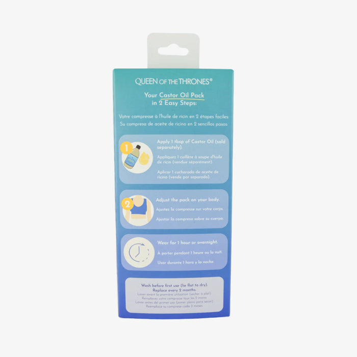 Queen of the Thrones Castor Oil Pelvic Pack 1 pack
