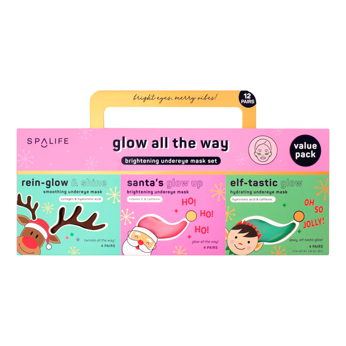My Spa Life Glow All the Way Eye Mask Set – Brightening Skincare (80g)