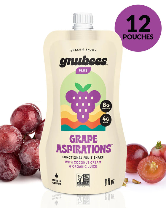 Gnubees Plus - Grape Aspirations Functional Fruit Shake (250ml)