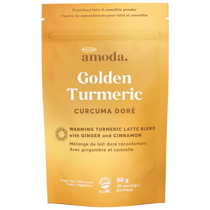 Amoda Golden Turmeric Warming Turmeric Latte Blend with Ginger and Cinnamon  80g