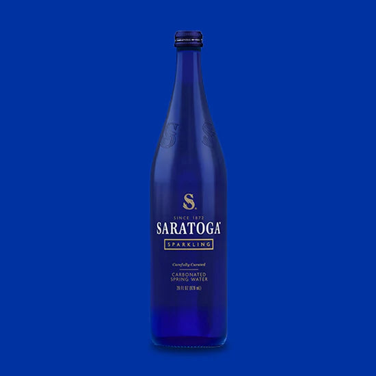 Saratoga Sparkling Spring Water – Naturally Carbonated, BPA-Free Bottle (828ml)