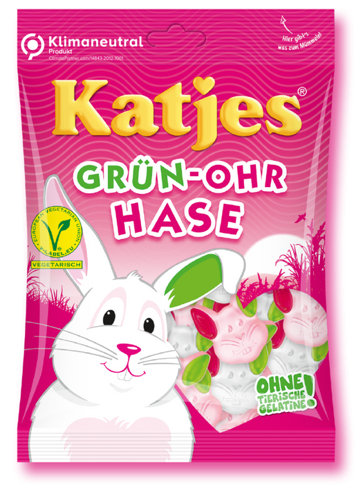 Katjes Grun-Ohr Hase - Bunny Gummy Candy (175g)
