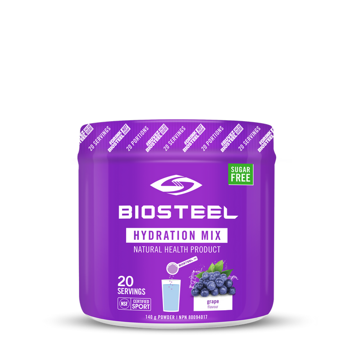 BioSteel Hydration Powder Mix Grape Flavour 140g