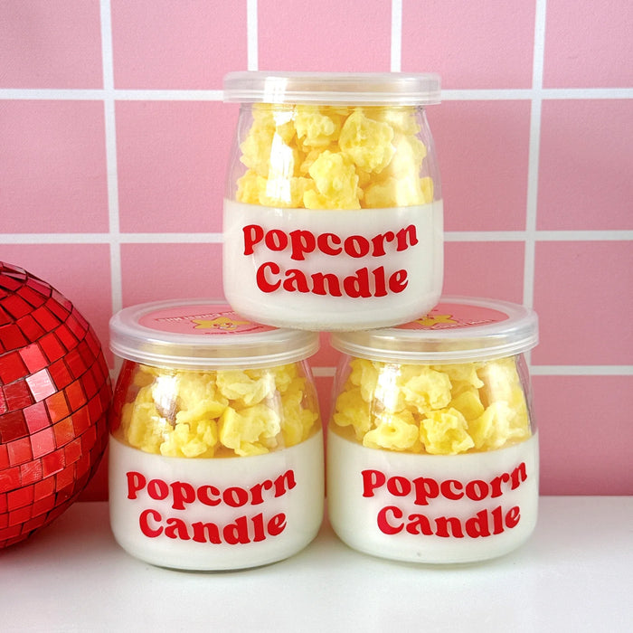 The Cutest Hits Soy Popcorn Candle – Movie Night Scented Candle