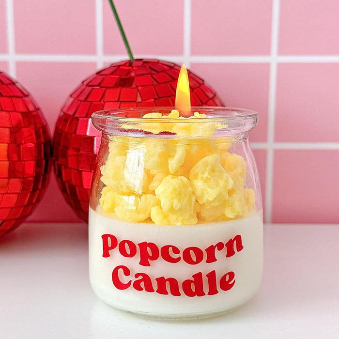 The Cutest Hits Soy Popcorn Candle – Movie Night Scented Candle