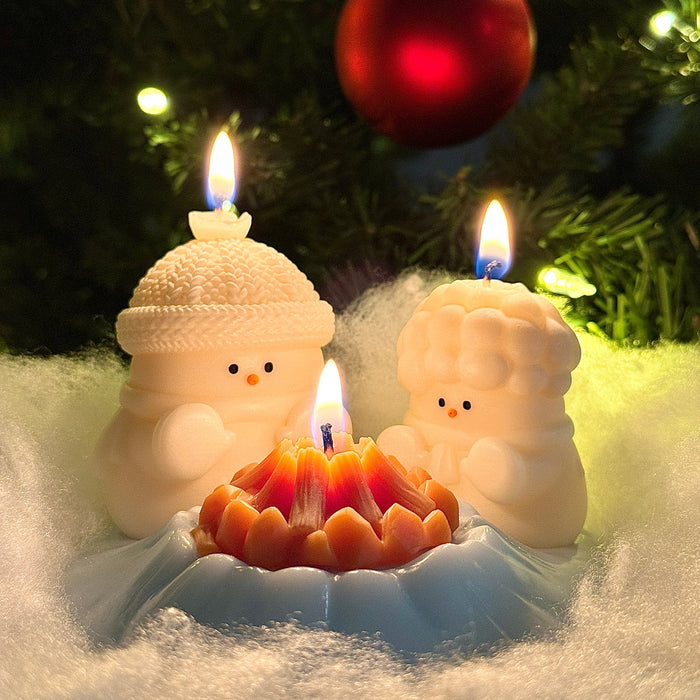The Cutest Hits Snowman Candle Gift Set – Festive Candle Collection