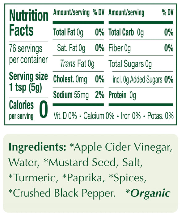 Portland Yellow Mustard Organic 369g