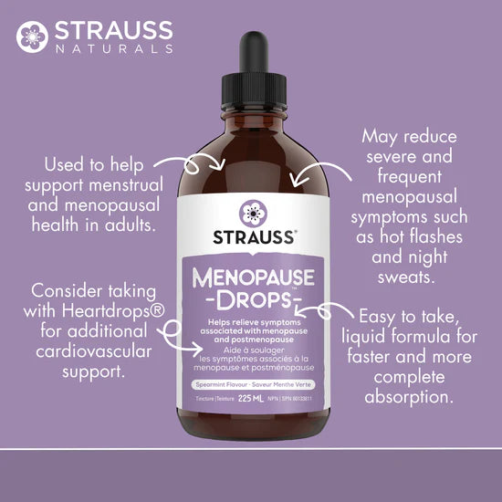 Strauss Menopause Drops – Hormonal Balance Support Formula (100ml)