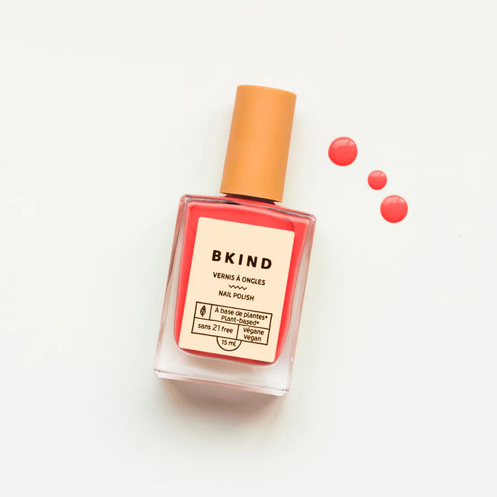 B Kind Vegan Nail Polish Coral Crush 15ml