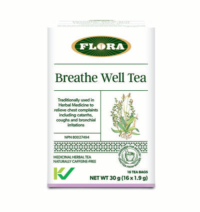 Flora Breathe Well Tea 16 Tea Bags