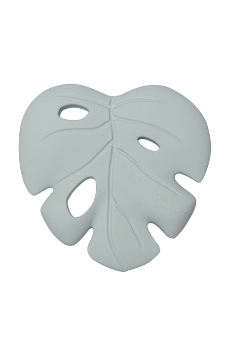 Loulou Lollipop Monstera Silicone Teether Mint  1 teether