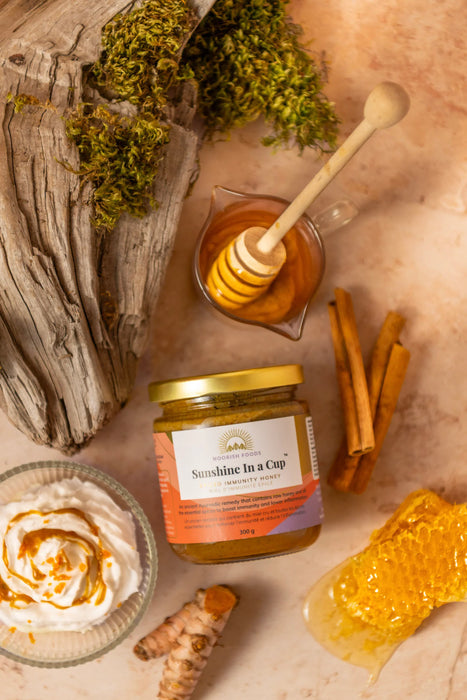 Noorish Foods Sunshine in a Cup – Spiced Immunity Honey Blend (300g)