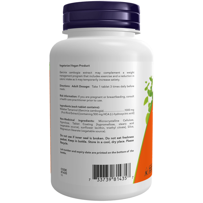 Now Garcinia Tamarinier de Malabar 100mg  120tabs