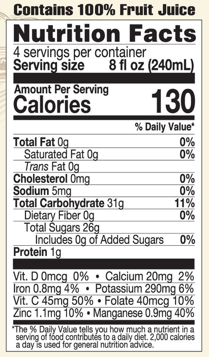 Lakewood Pineapple Juice Organic 946ml